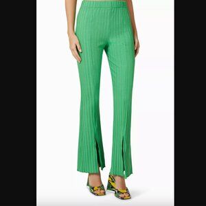 Simon Miller Swish Green Ribbed Pants S